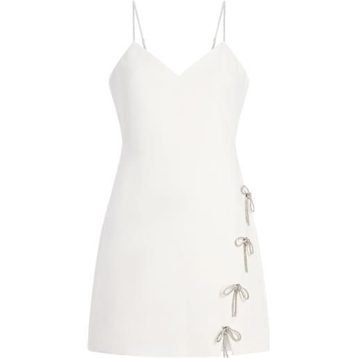 Cinq A Sept abito rella con fiocchi - bianco