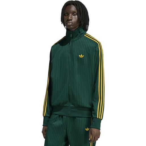 Adidas giacca uomo Adidas firebird loose pinstripes verde