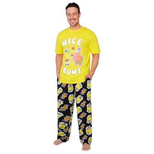 SKAVIJ Uomo Tunica Seta d'Arte Kurta Pigiama Set Turchese_M