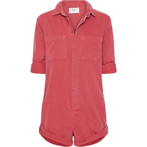 One Teaspoon tuta intera prophecy con bottoni - rosso