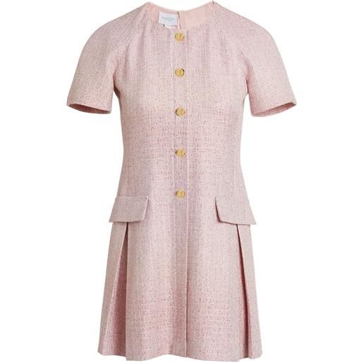 Giambattista Valli abito corto con tasche e bottoni - rosa
