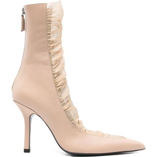 Patrizia Pepe stivaletti 95mm - toni neutri