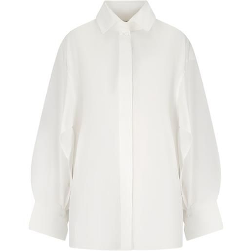 Di Stavnitser blusa milena con maniche a palloncino - bianco