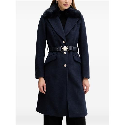 GUESS USA cappotto con cintura - blu