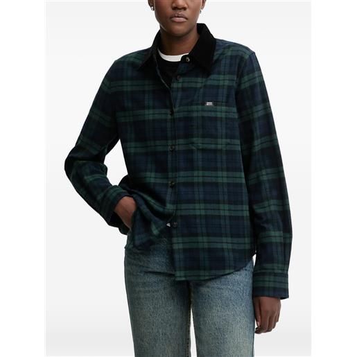 Miss Sixty camicia con colletto a coste - blu