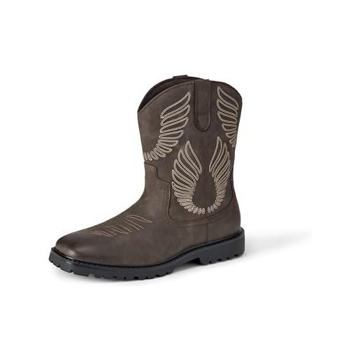 Essentials Uomo Stivali Da Cowboy Con Punta Quadrata - Foto 7