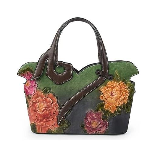 Borsa A Tracolla Oktoberfest Con Motivo Floreale E Ricamo - Prodotto Tedesco - 30x25x12 Cm - 3