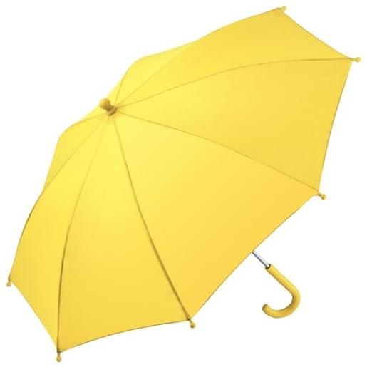 Generico ombrello da bambino antivento pioggia arcobaleno pieghevole x bimbo multicolore (giallo)