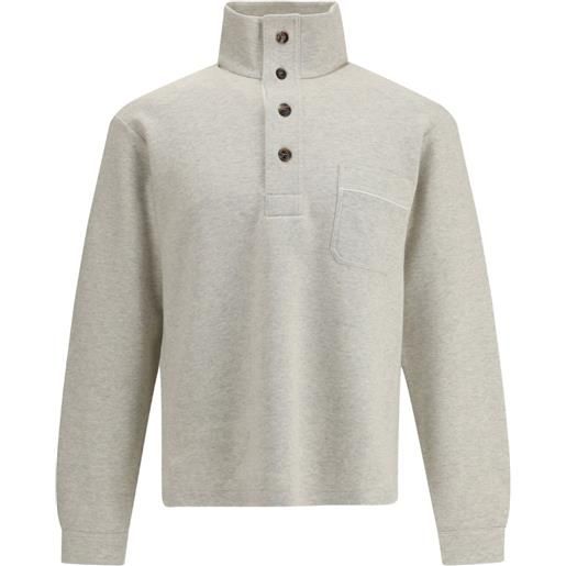 TOM FORD felpa con taschino - grigio