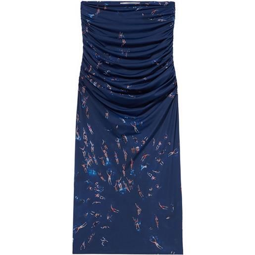 Blumarine gonna midi con stampa