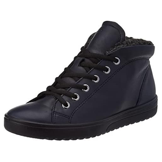 ECCO fara sneaker ankle-high, scarpe da ginnastica alte, donna, blu (night sky), 40 eu