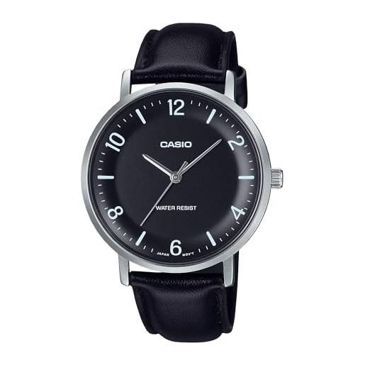 Casio Orologio da Uomo in Pelle con cronografo MTP-1374L-7AVDF