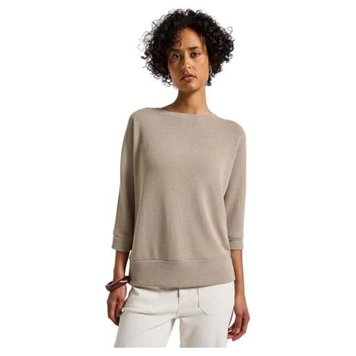 Street One 3223747 effetto maglia, morning beige, 48 donna