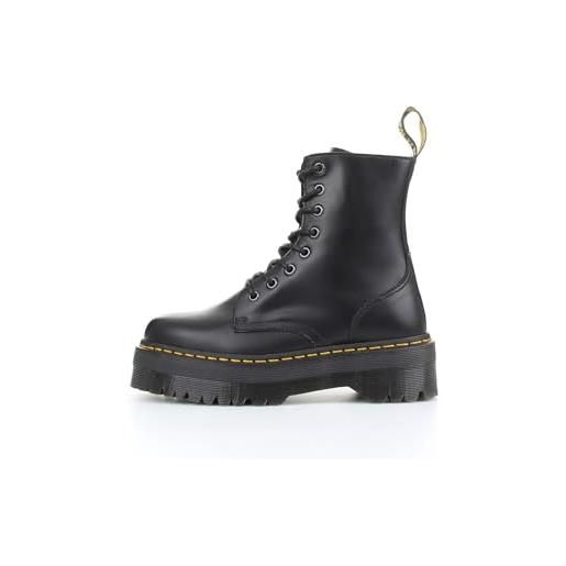 Dr. Martens 15265001 jadon polished smooth, scarpe stringate basse brogue uomo, black smooth15265001, 36 eu