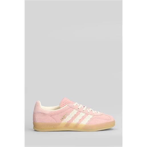 Adidas sneakers gazelle indoor in camoscio rosa