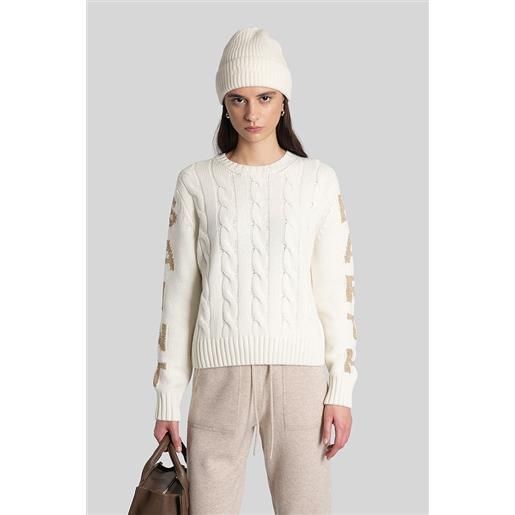 Saint Barth Mc2 maglia malmo in lana beige