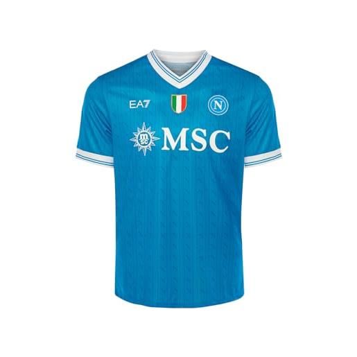 SSC NAPOLI maglia replica home 2025/2026, ea7 prodotto ufficiale, taglia m