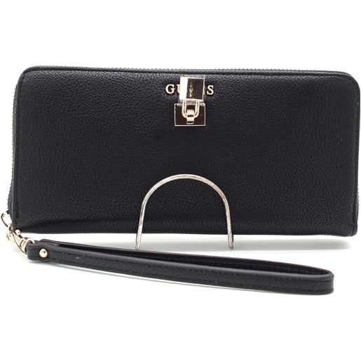 Guess - portafogli a pochette da donna black