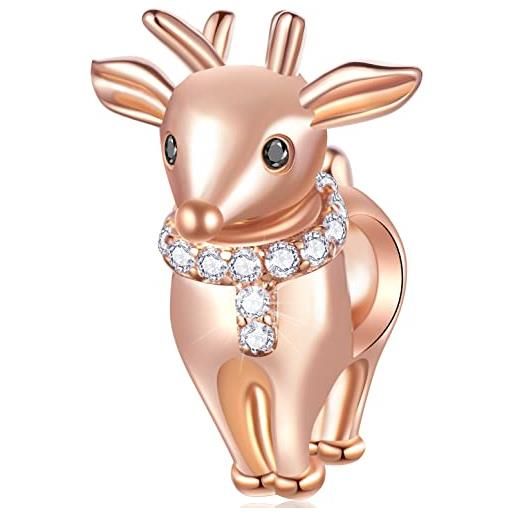 Renna! Cervo di Natale per bracciale o collana con ciondoli