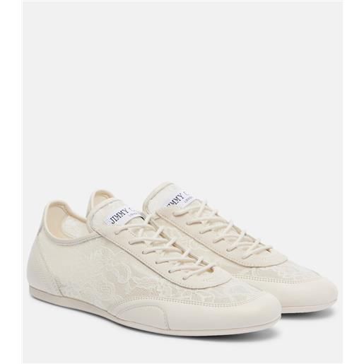 Jimmy Choo sneakers sunny in pizzo e pelle