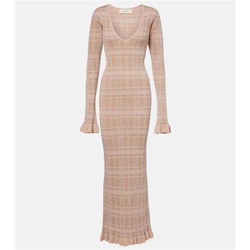 Bananhot abito lungo ether in maglia