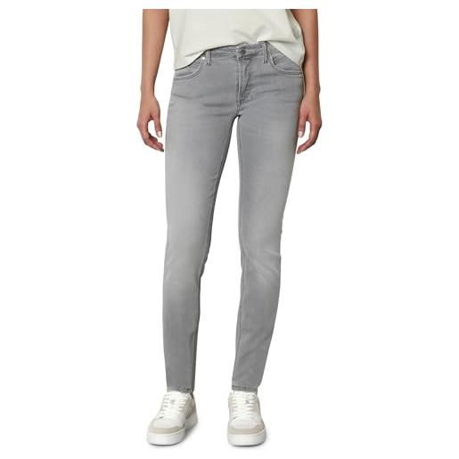 Marc O'Polo marc oߴpolo denim donna jeans parzialmente elasticizzati slim fit, grigio (every day grey wash), w29/l32