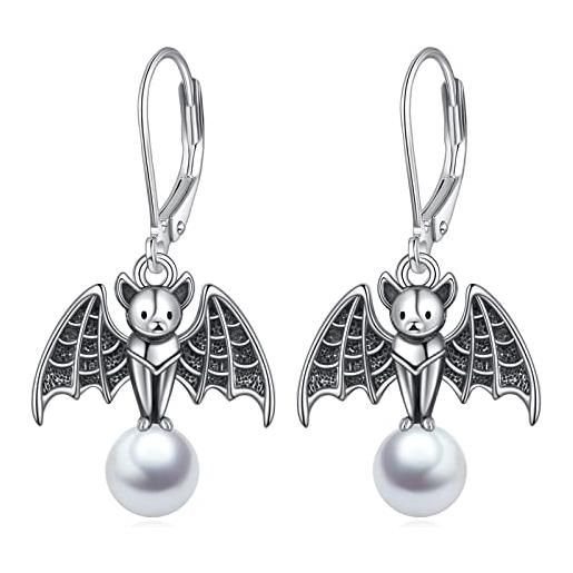 Finrezio 28 Paia Orecchini a Goccia Halloween Set per Donna Ragazze