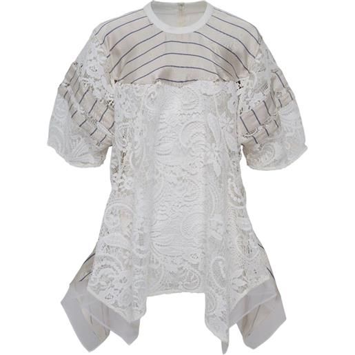 3.1 Phillip Lim top a righe - bianco