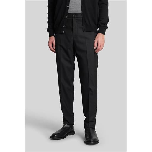 Tagliatore 0205 pantalone p-garcon in lana nera