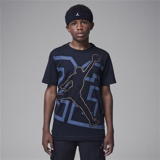 Jordan t-shirt Jordan shining jumpman - ragazzo/a - nero