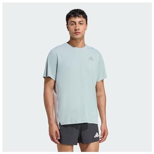 adidas homme adi365breeze running t-shirt, solar yellow, xl