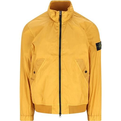 Stone Island giacca compass con zip - giallo
