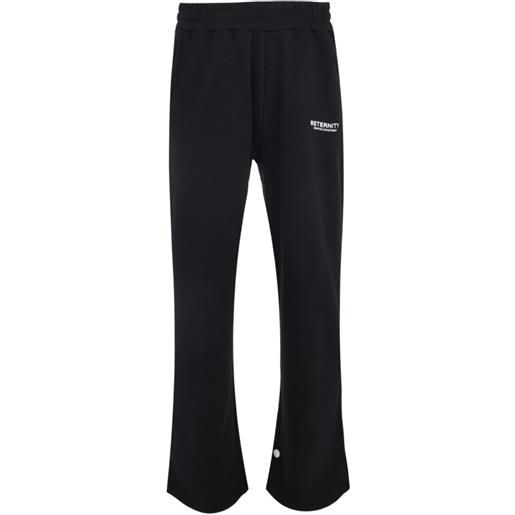 RETERNITY pantaloni sportivi con logo - nero