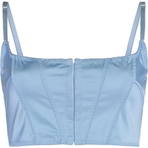 Anna October top corto - blu