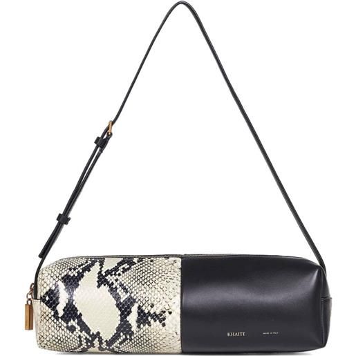 KHAITE borsa a spalla con stampa - nero