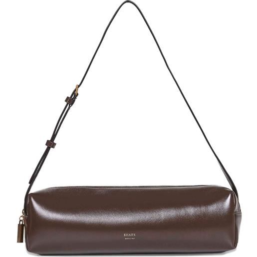 KHAITE borsa a spalla con tracolla regolabile - marrone