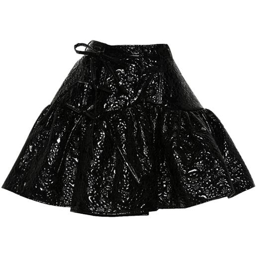 Cecilie Bahnsen minigonna oprah - nero