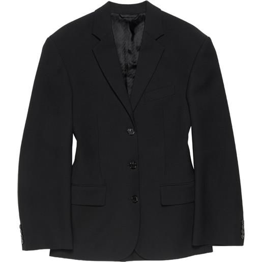 Acne Studios blazer monopetto - nero