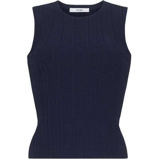 Adam Lippes top brynn smanicato - blu