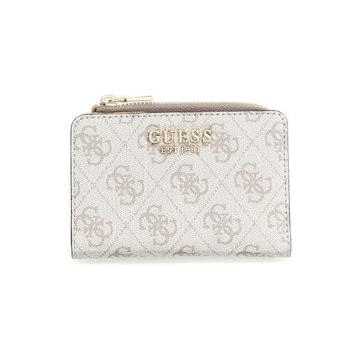 GUESS Laurel SLG Large Zip Around - Portafoglio Donna In Similpelle, Chiusura Lampo, Elegante
