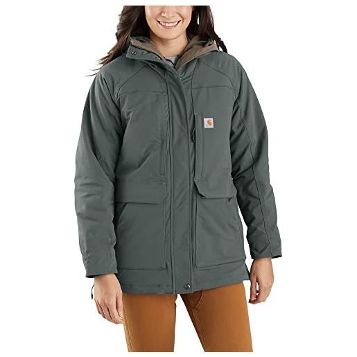 Carhartt cappotto isolante super dux relaxed fit uomo, olmo, small