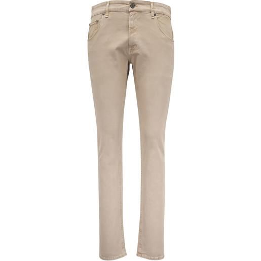 PT Torino pantaloni jazz con cinque tasche - toni neutri