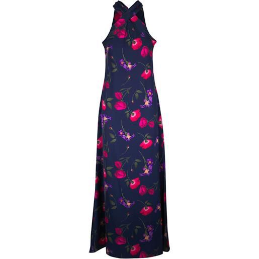 Sachin & Babi abito lungo a fiori laurant - blu