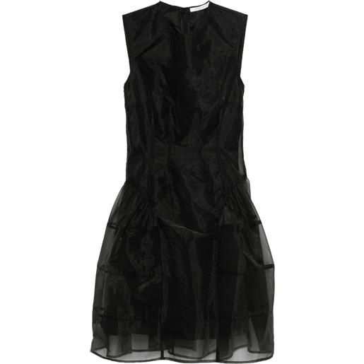 Cecilie Bahnsen abito corto girocollo - nero