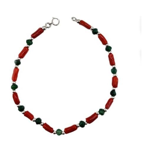 Bracciale Rigido Con Sfere In Argento 925 Regolabile Uomo E Donna - Palline Made In Italy, Ipoallergenico, Lunghezza 16-20 Cm