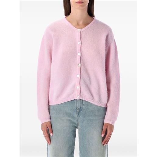 American Vintage cardigan vitow con bottoni - rosa
