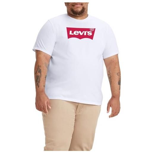 Levi's graphic crewneck tee t-shirt, corded batwing mhg, l uomo