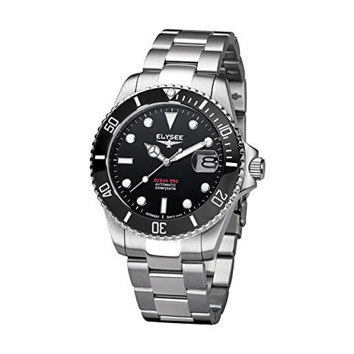Elysee Orologio Analogueico Automatico Uomo con Cinturino in Acciaio Inox 80581