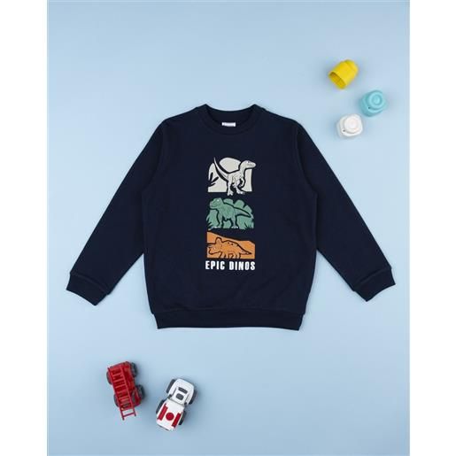 Prénatal felpa bimbo blu stampata "epic dinos"