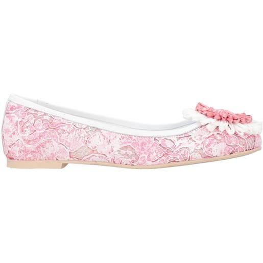 Ballerine Donna Puxowe - Scarpe Basse Con Pizzo, Slip On Eleganti E Comode, Con Soletta Memory Foam, Antiscivolo